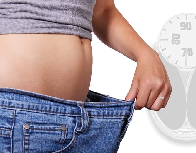 weight loss difference